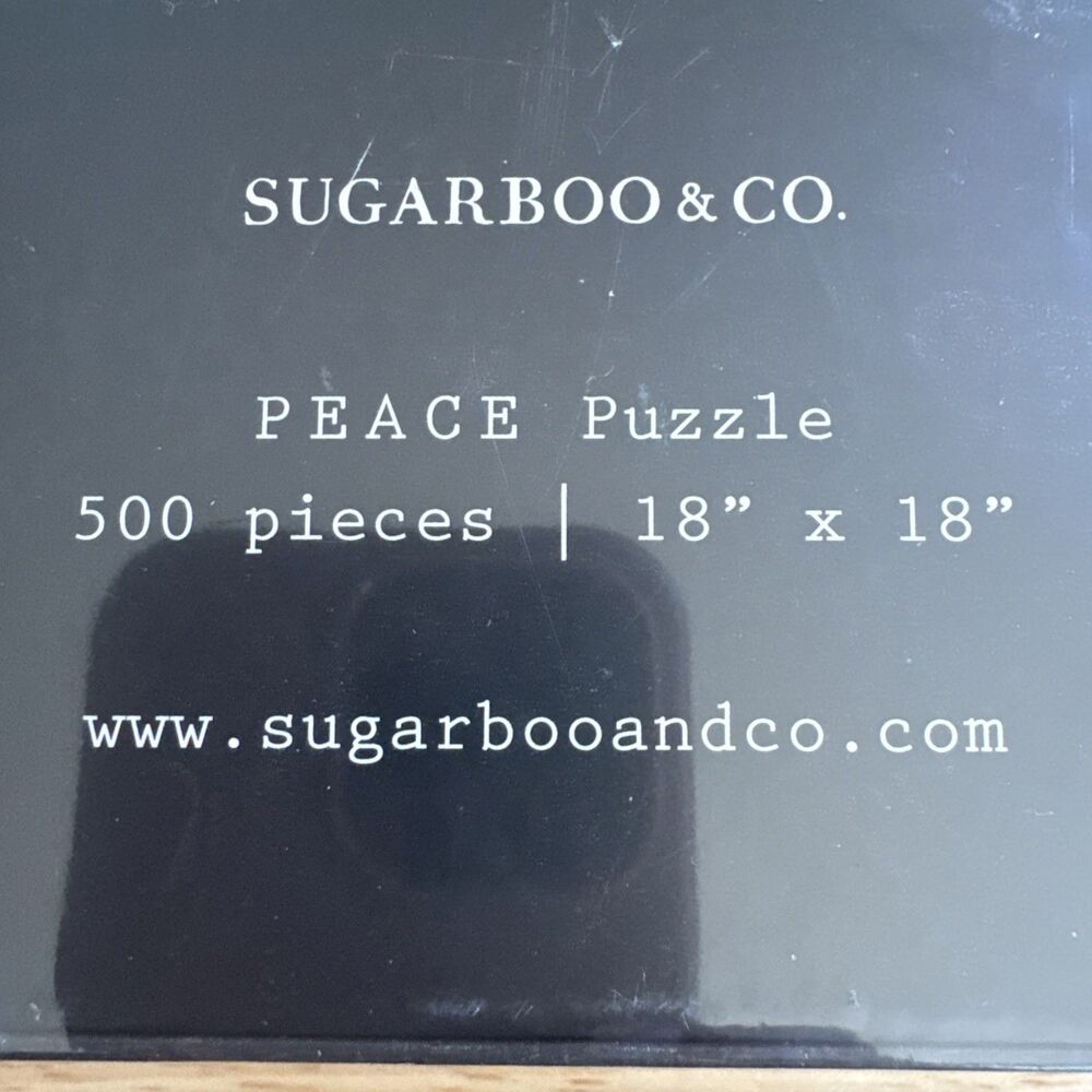 CHOOSE PEACE PUZZLE by SUGARBOO & CO. 500pcs 18"x"18 - Picture 11 of 11